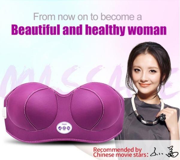 Charging Electric Breast Massage Bra Vibration Chest Massager Growth  Enlargement Enhancer Breast Heating Stimulator Machine USB, Health &  Nutrition, Massage Devices on Carousell