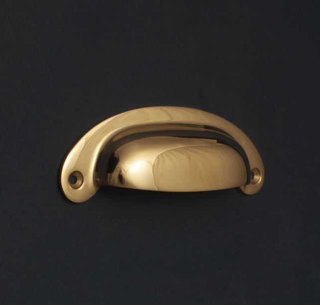 Classic Polished Brass Cupboard Handles