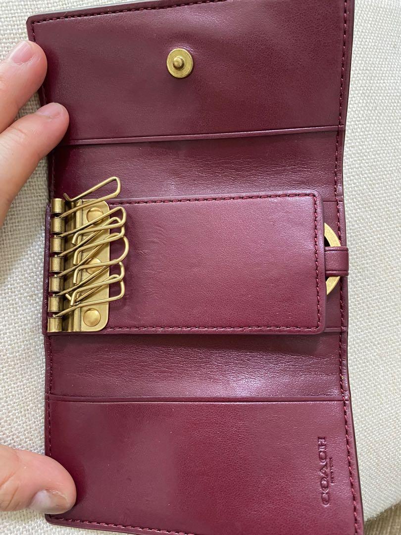Coach 6 key best sale holder