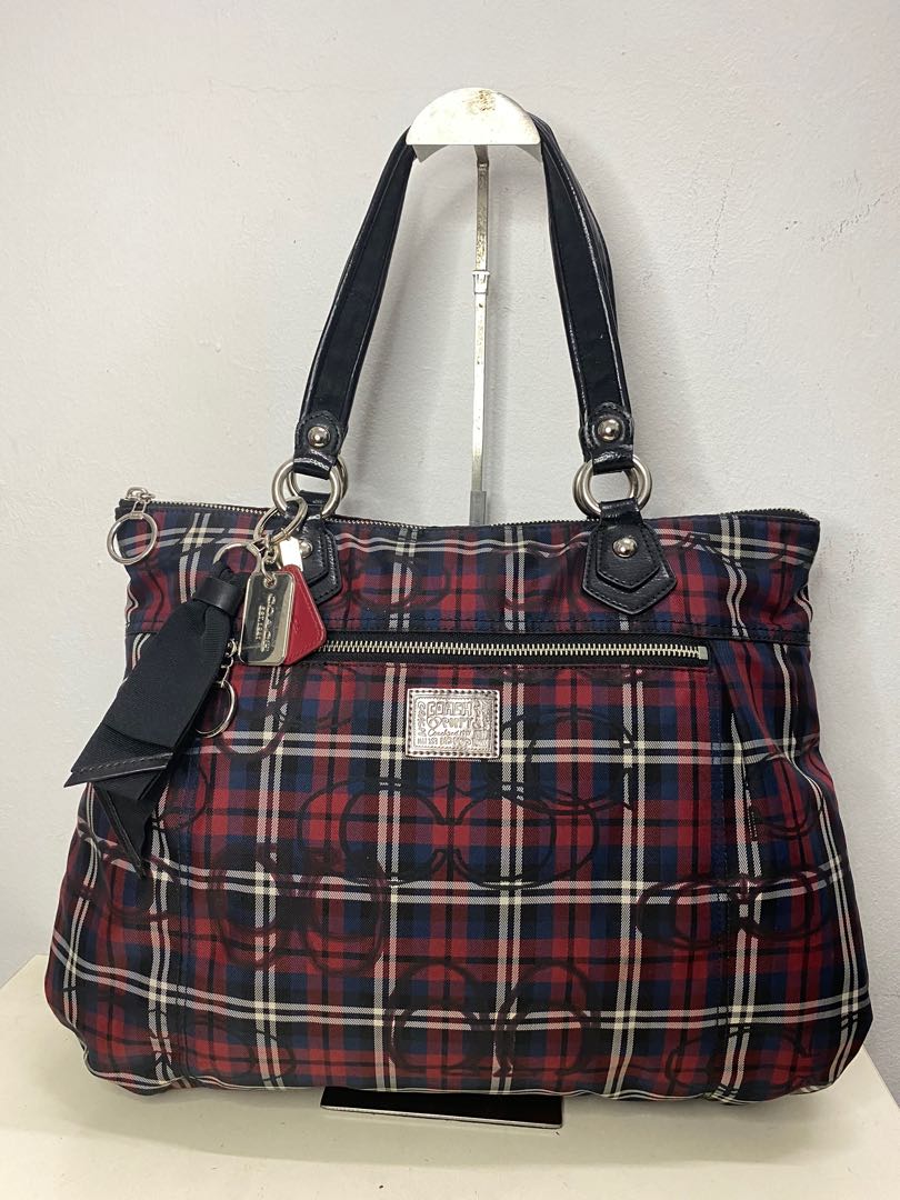 Coach tartan sales plaid purse