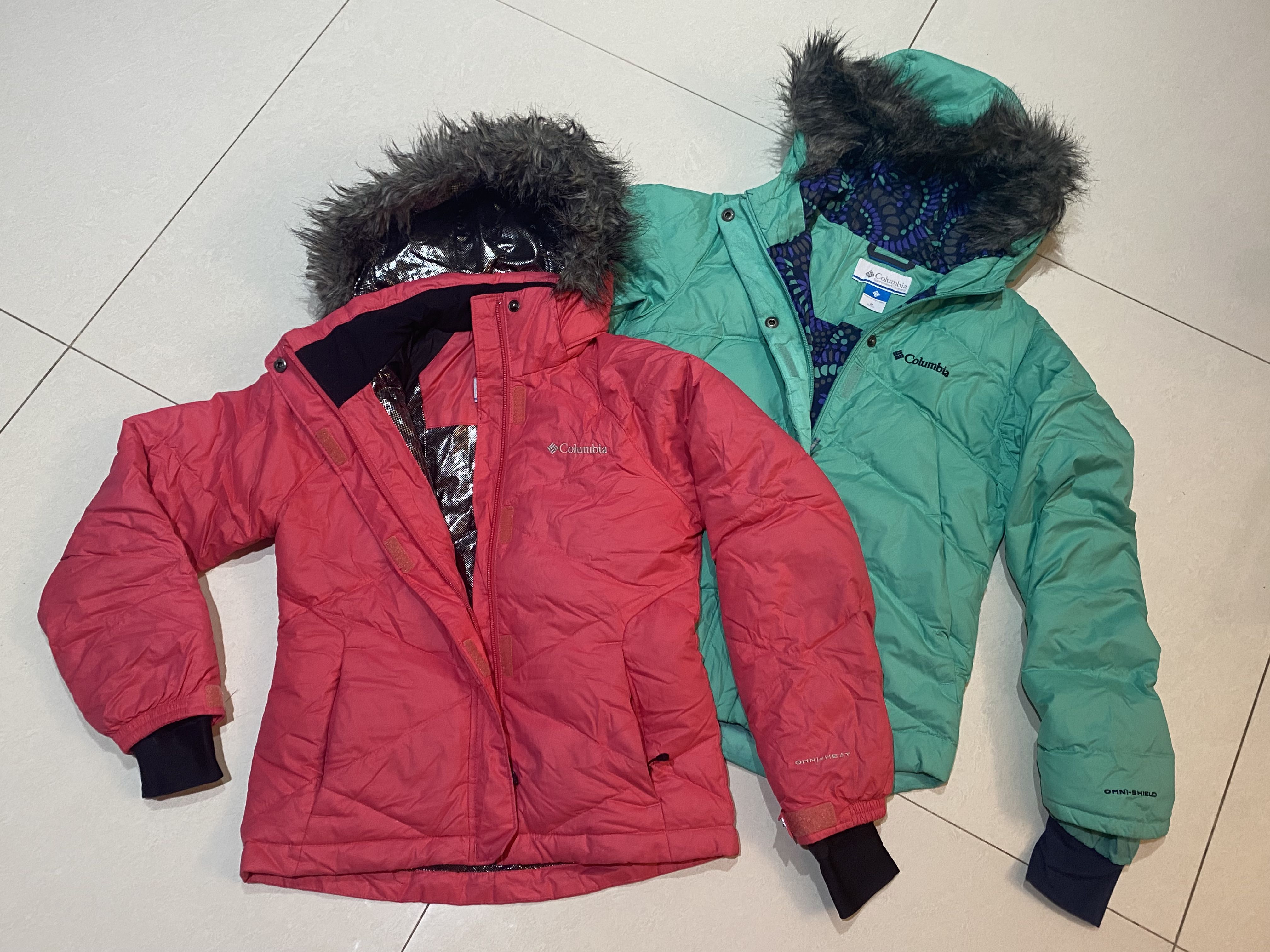 columbia duck down jacket