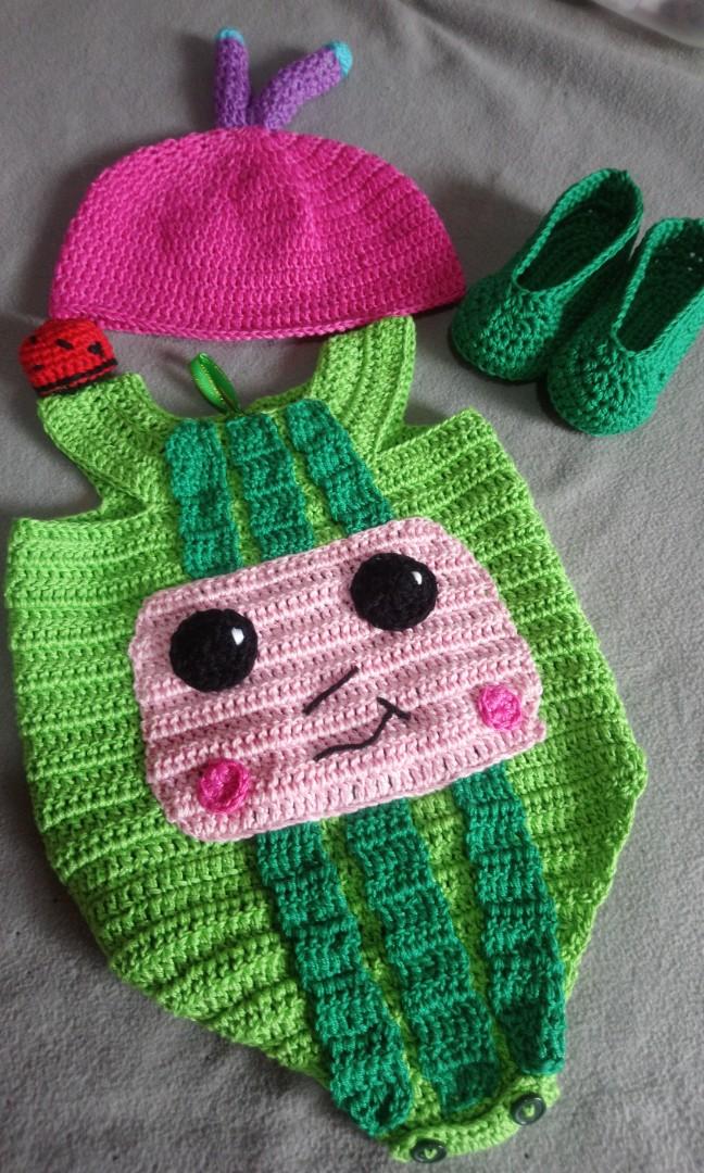 Crochet cocomelon costume set, Babies 