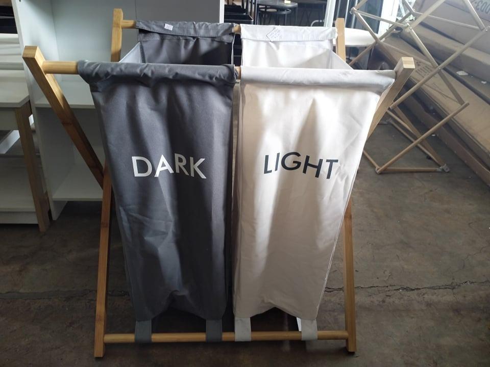 Dark & Light Laundry Hamper, Furniture & Home Living, Home Improvement