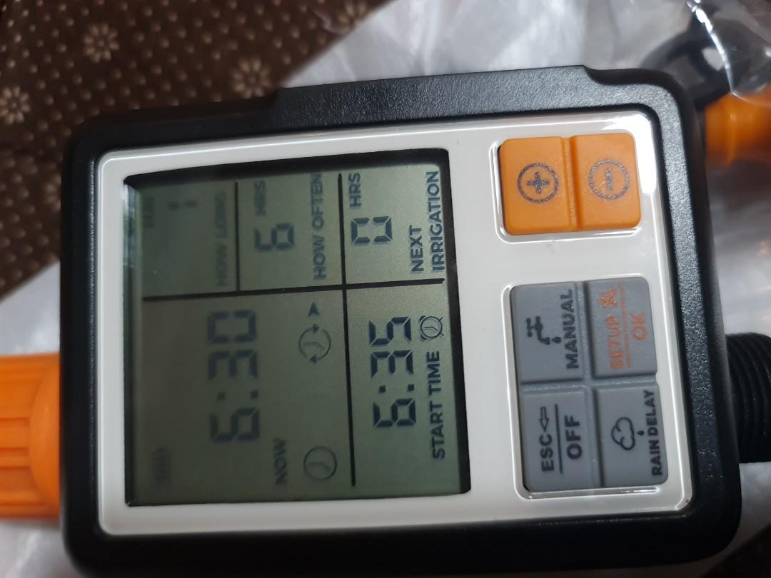 Digital Irrigation Timer (Category: Gardening Tools & Ornaments) located in Singapore. Submitted by hanxz (Listing ID 1121241840, Image 3). Description: Product Description: 💧【Upgraded Leakproof Technology】Match well with NPT/UN standard type faucet.First, there is no need to worry about the valve cannot be closed beacuse we have improved the chip and circuit.In addition, the specially designed 3/4 NH adapter and quick connection solve the probl