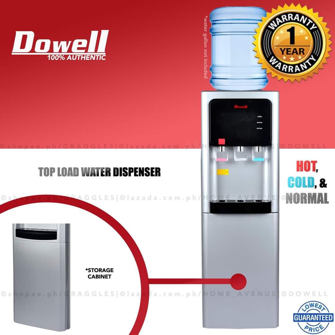 Dowell Top Load Water Standy Dispenser with hot, cold, normal freestanding, TV & Home Appliances