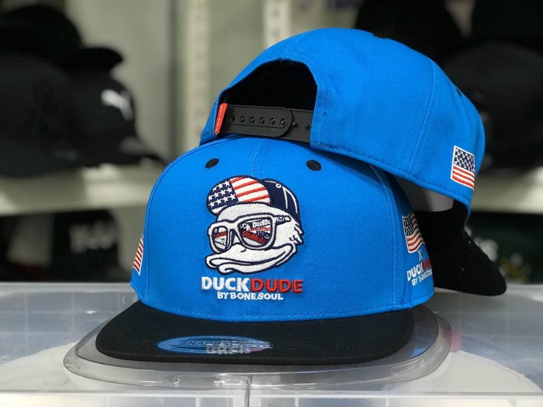 DUCK DUDE SNAPBACK, Men's Fashion 
