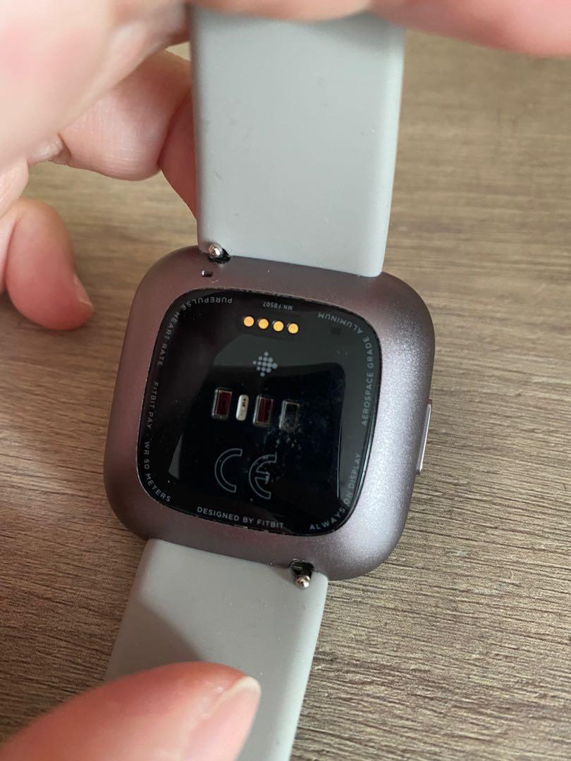 Fitbit versa 2 stone mist grey clearance