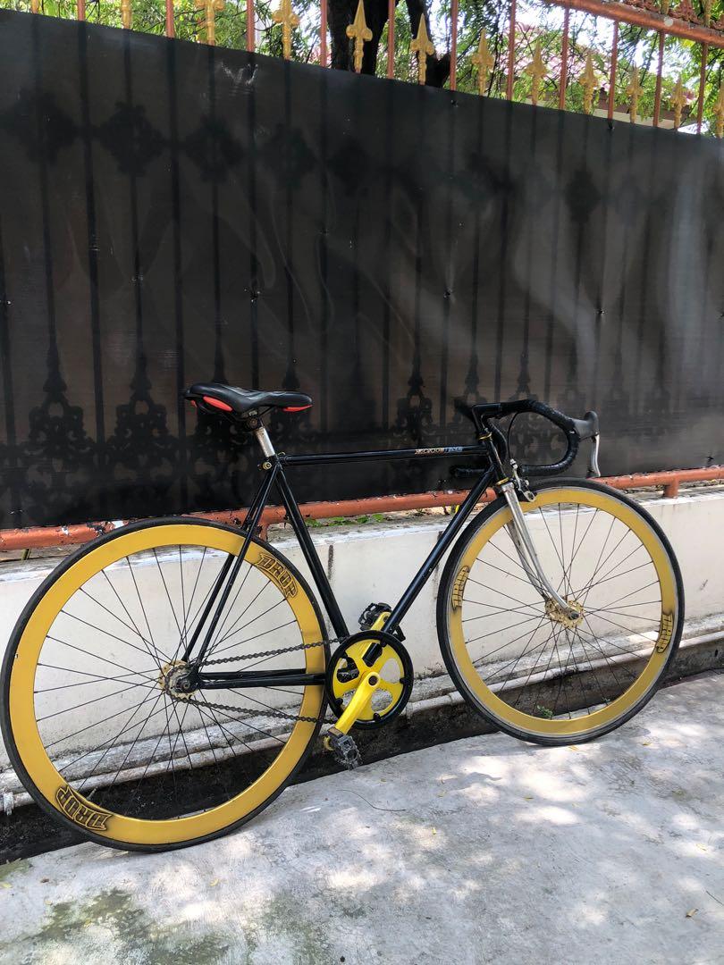 Fixie black gold on sale