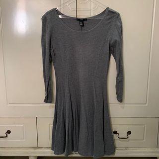 FOREVER 21 Grey A-line Dress