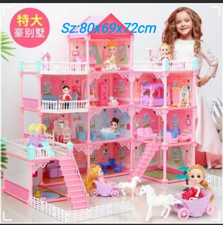 (free gift+15 off)Luxury barbie doll house castle barbie dream house