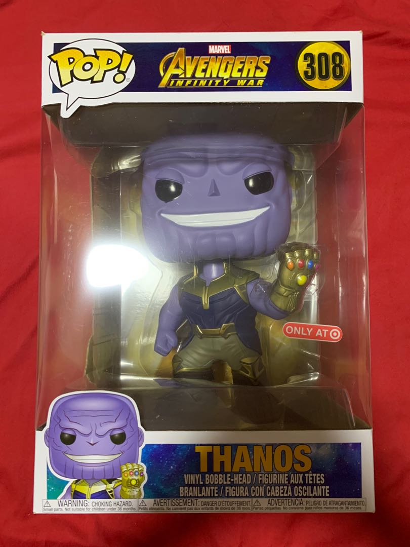 Thanos 10 Inch Marvel Avengers Infinity War Target Exclusive Funko Pop #308