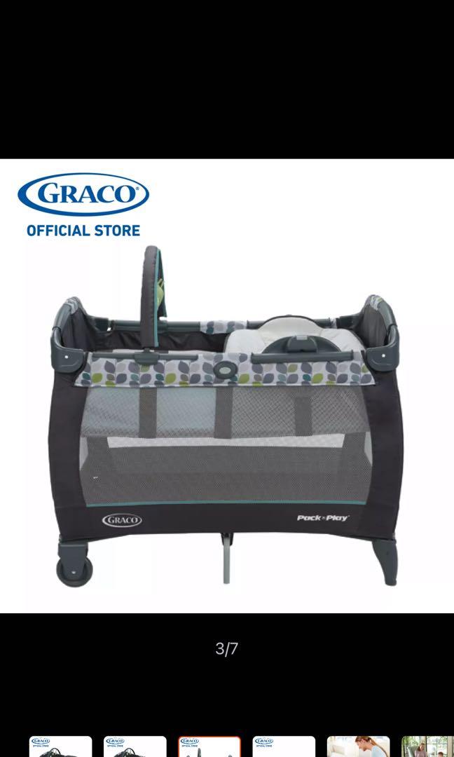 Graco pack top n play leaves