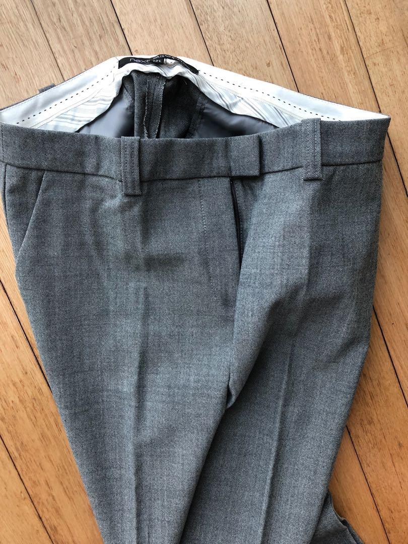 Grey Next Tailored Trousers, Women's 