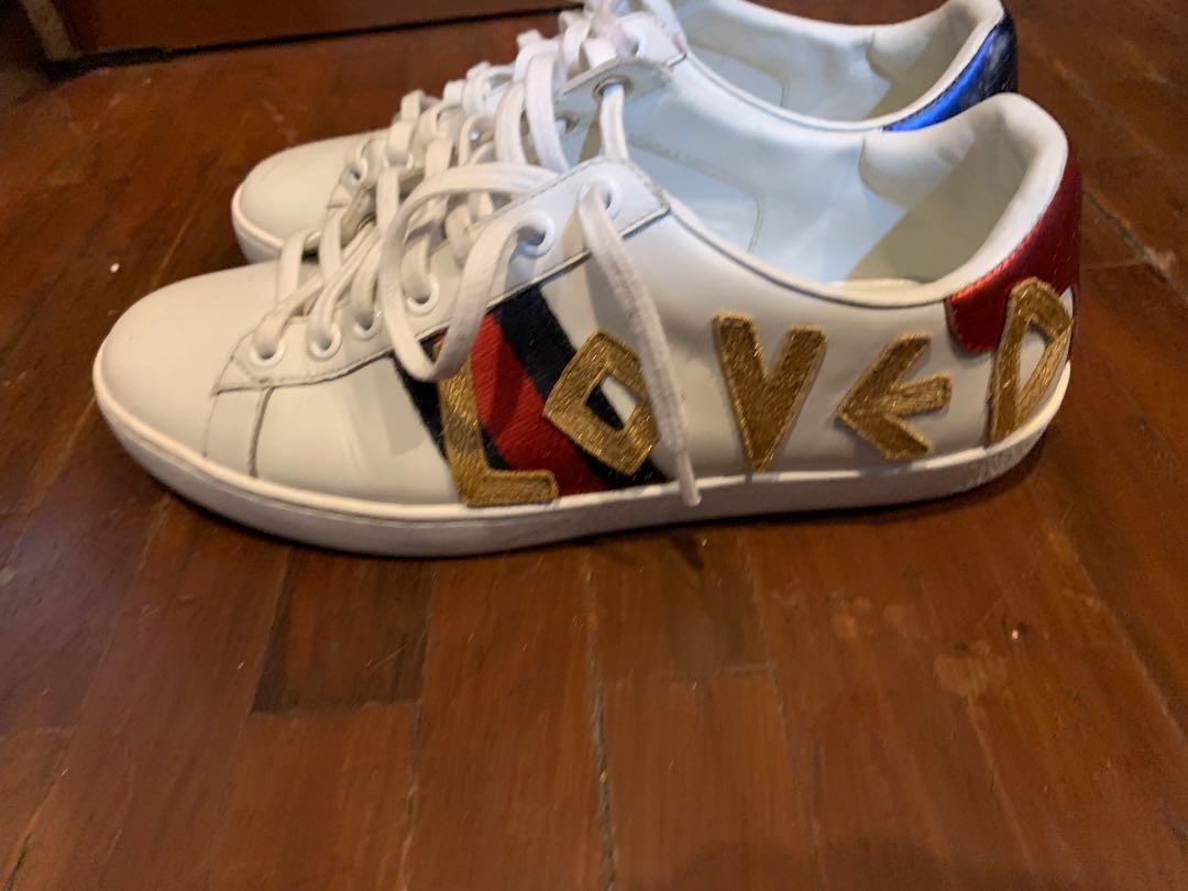 Gucci ace loved sneakers hot sale