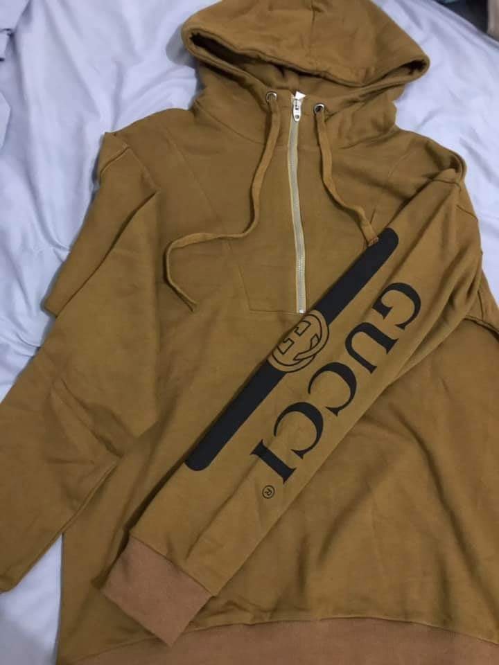 Gucci zip deals hoodie