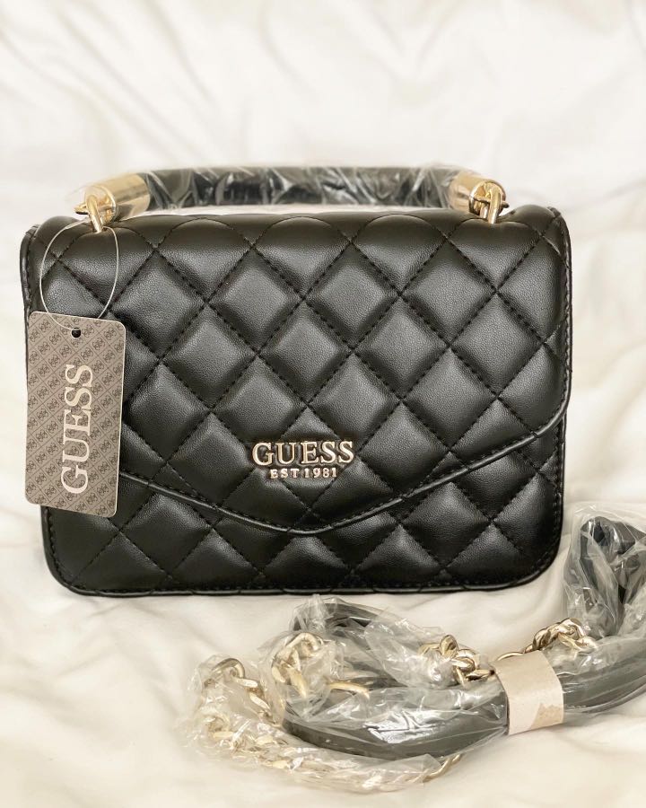 Guess chain sling bag, Women's Fashion, Bags & Wallets, Crossbody Bags