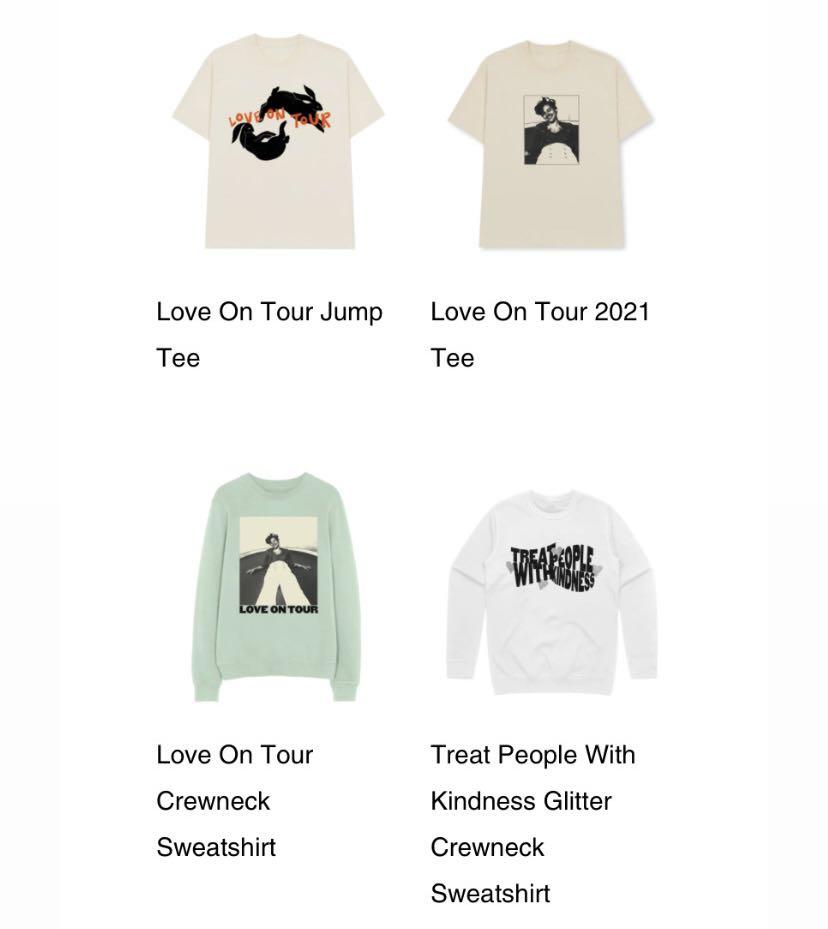 harry styles crewneck merch