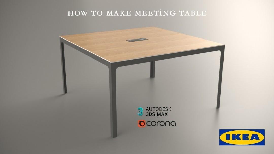 Ikea square hot sale desk