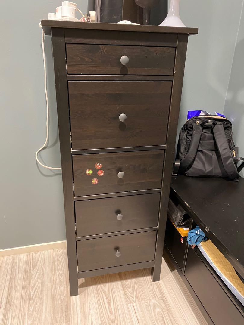 IKEA Hemnes Tall Drawer Furniture Home Living Furniture