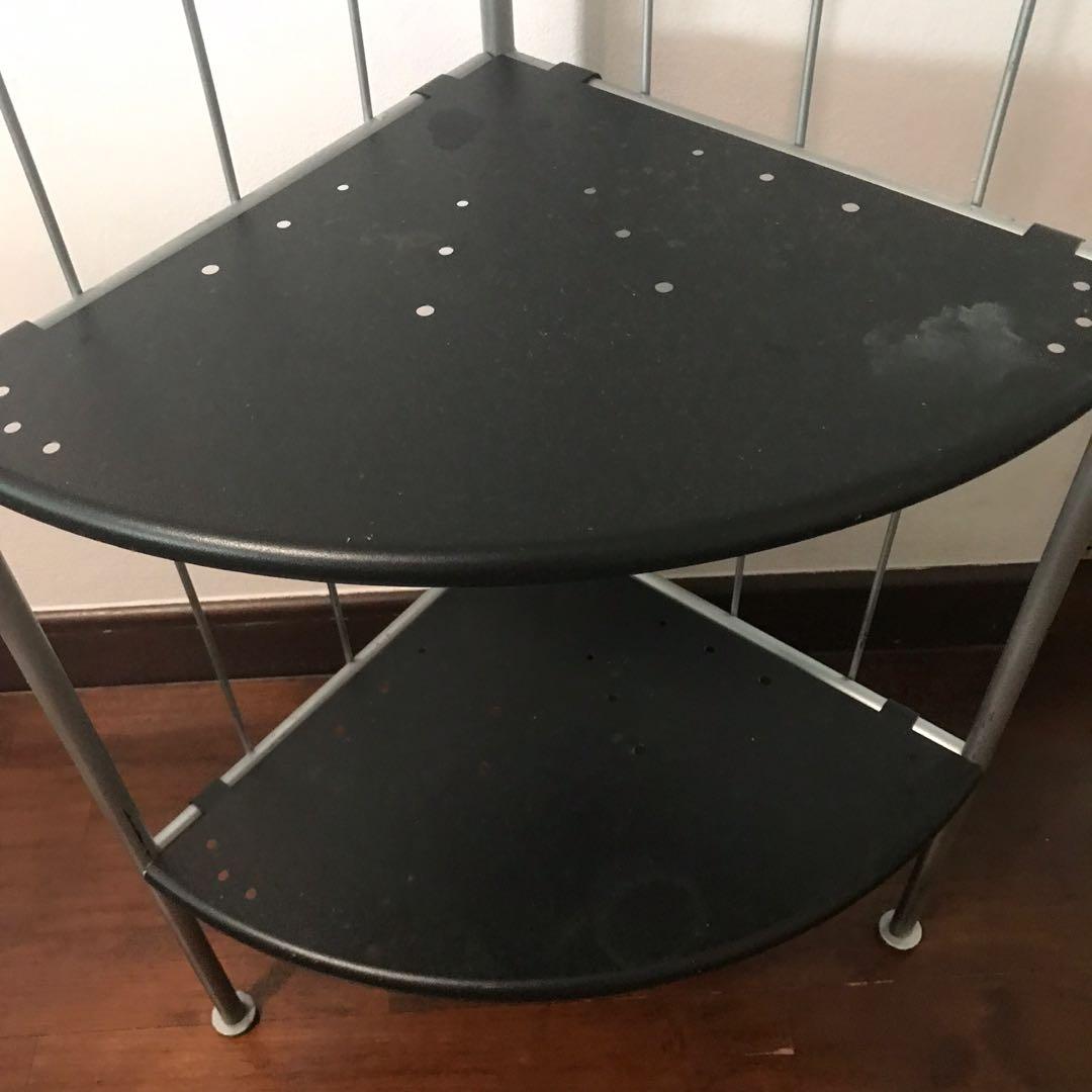 IKEA Ronnskar Corner Shelving Rack Plant Vanity Display, Furniture