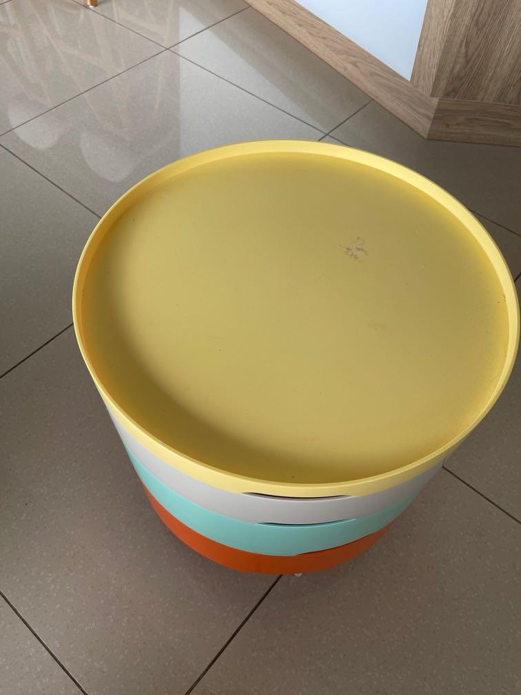 IKEA side table/ storage container, Furniture & Home Living, Furniture