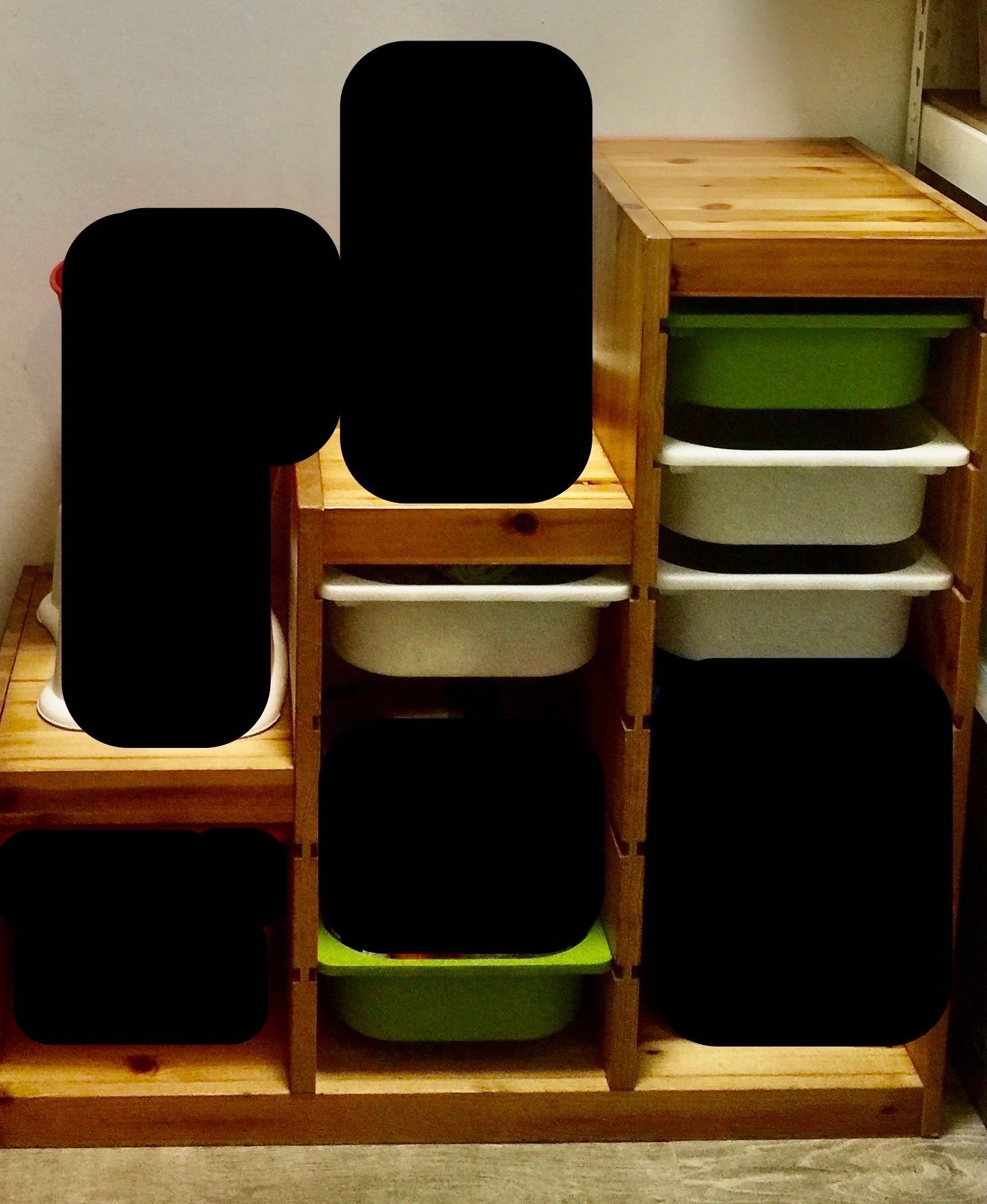 IKEA Trofast pine storage shelves, Furniture & Home Living, Furniture