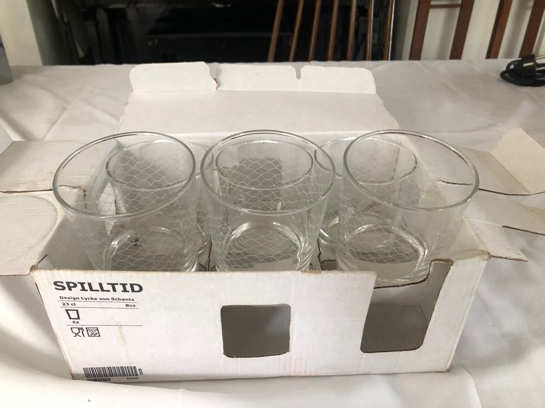 IKEA Whisky Glasses, Furniture & Home Living, Kitchenware & Tableware, Other Kitchenware