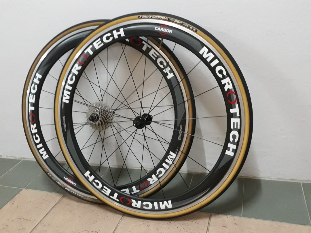 Italian Bicycle Carbon Wheel Rims Original Genuine Micro Tech, Sports