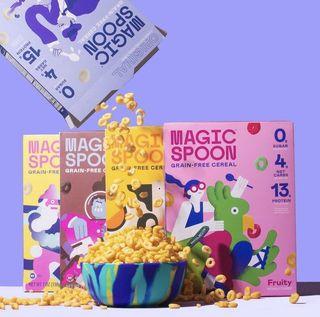 Keto friendly Magic spoon cereal (fruity/frosted/cocoa/peanut butter + new flavours added) high-protein, non-GMO, gluten-free, grain-free, soy-free, wheat-free, nothing artificial, childlike cereal for grown-ups