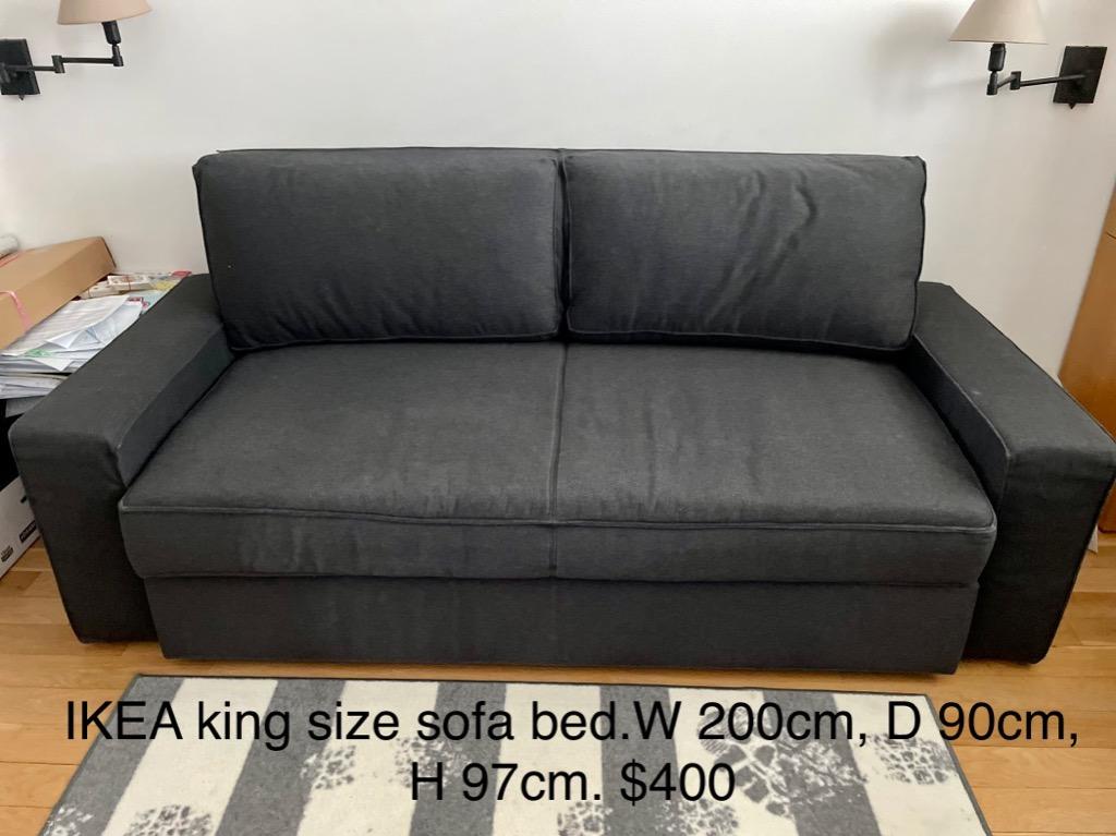King size sofa bed Furniture Home Living Furniture Sofas on Carousell