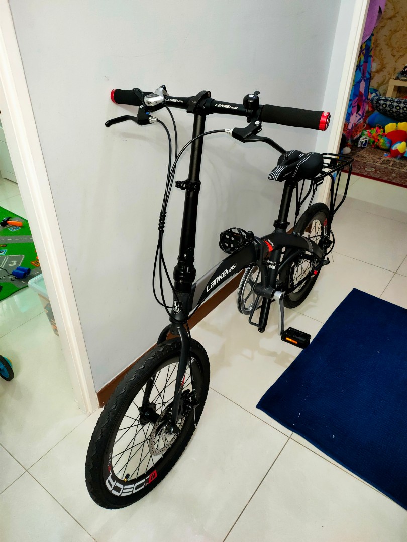 Lankeleisi folding bicycle with child seat, Sports Equipment, Bicycles