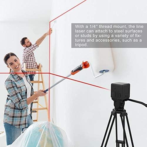 Laser Level, RockSeed 50 Feet Cross Line Laser with SelfLeveling