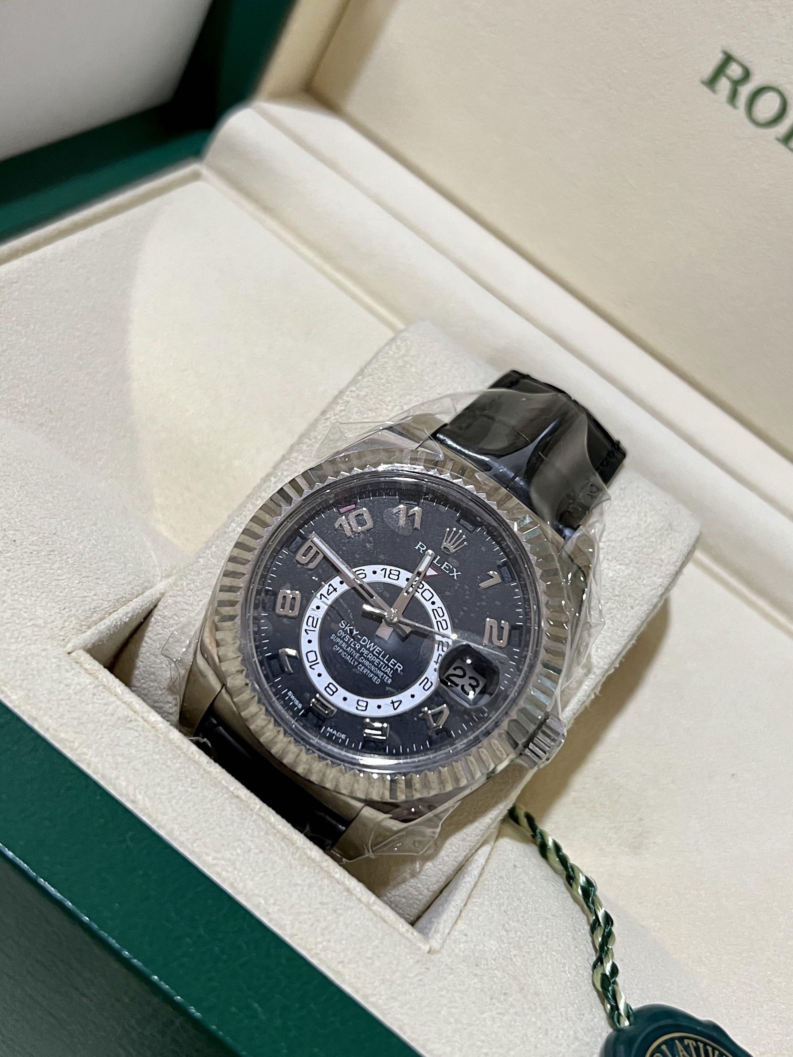LNIB Rolex Sky-Dweller WG on Leather 