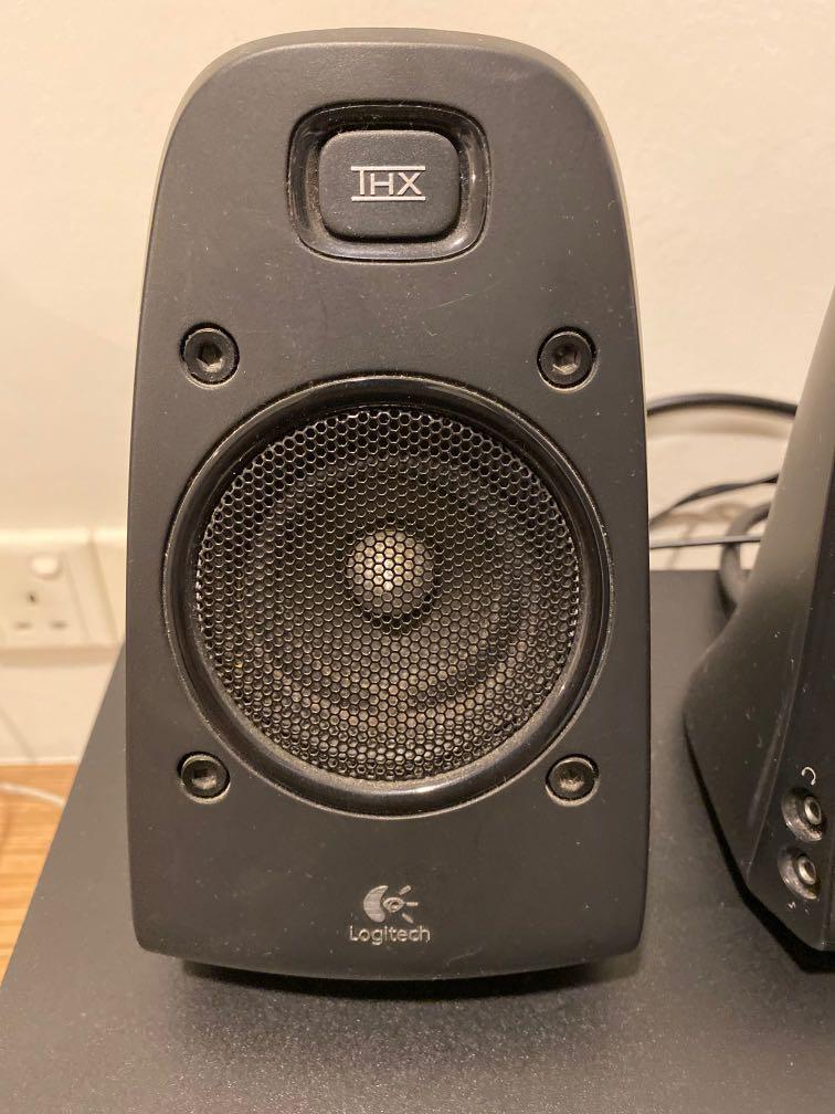 Logitech THX Z623 Speaker (Need Fix), Audio, Soundbars, Speakers