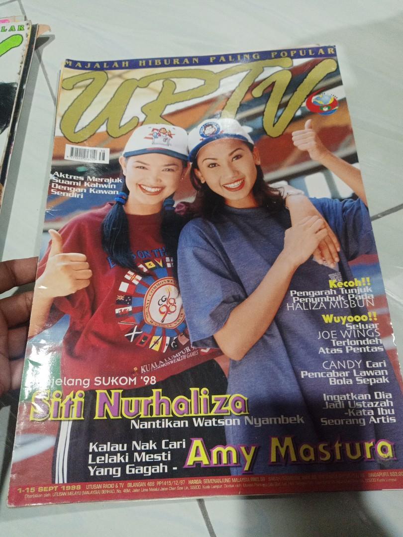 majalah urtv lama - siti nurhaliza u0026 amy mastura sep 1998, Books 