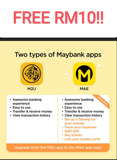 Maybank Mae Ewallet Invite Code Hem1103 Tickets Vouchers Gift Cards Vouchers On Carousell