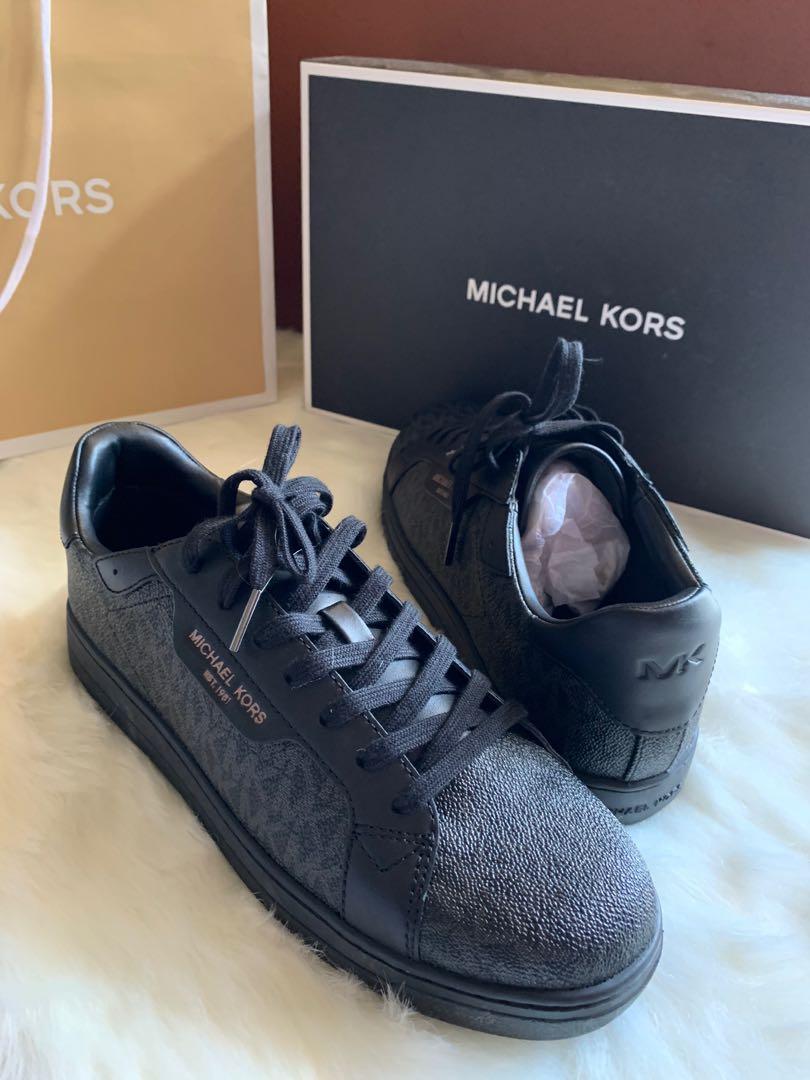 Black Michael Kors Sneakers Mens Navy Casual Shoes Navy Blue