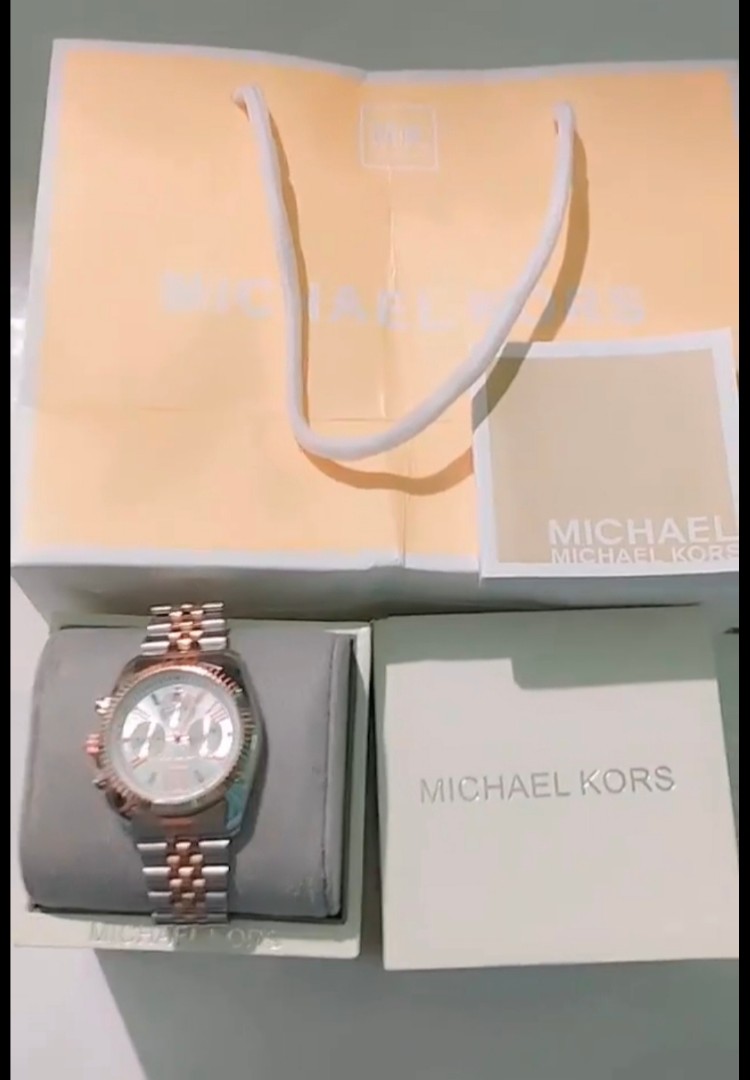 Michael Kors Watch full set +paperbag 