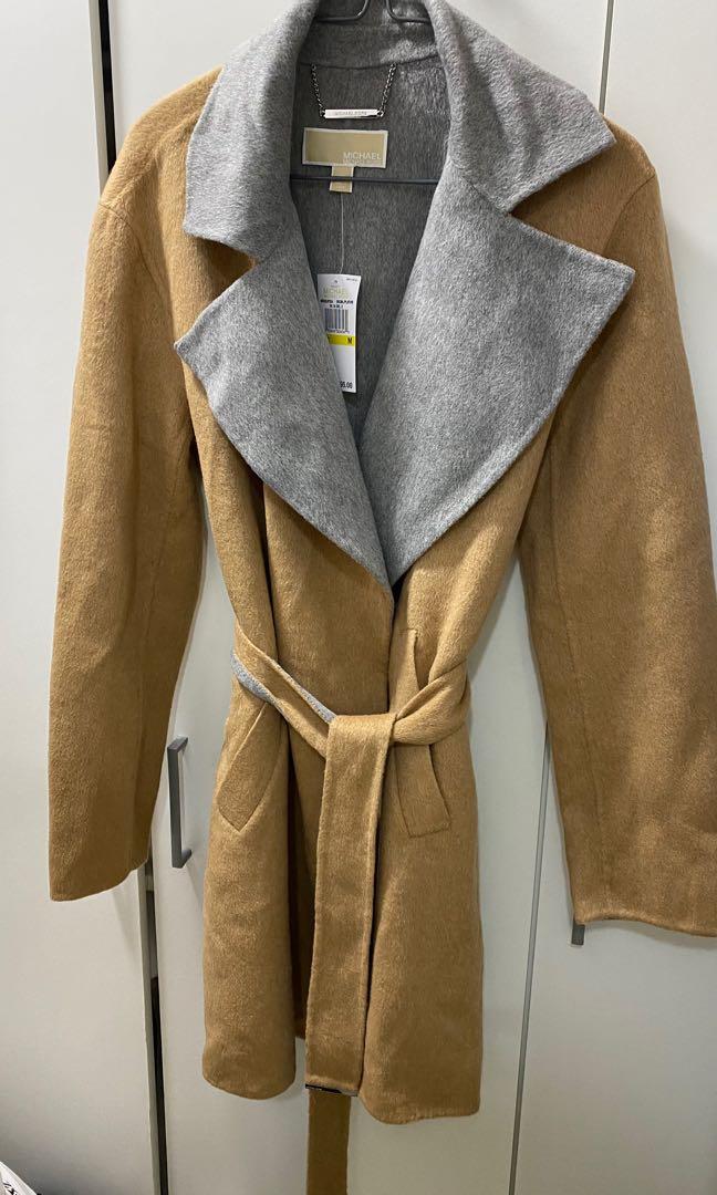 Michael kors wrap coat jacket medium brand new Carousell