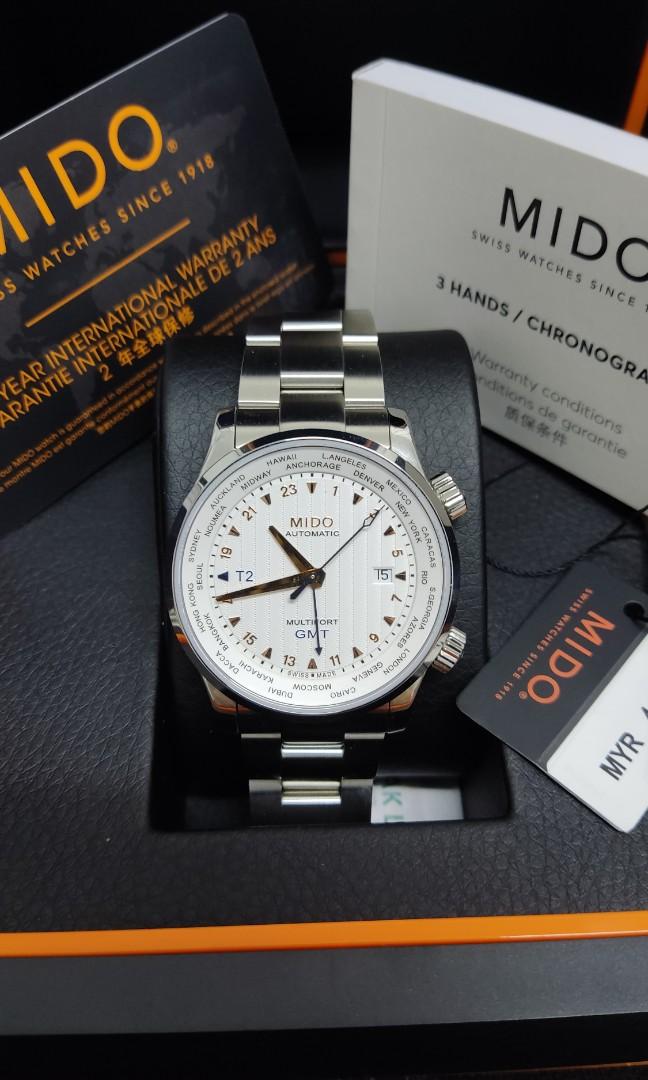 Mido Multifort GMT Men s Fashion Watches Accessories Watches