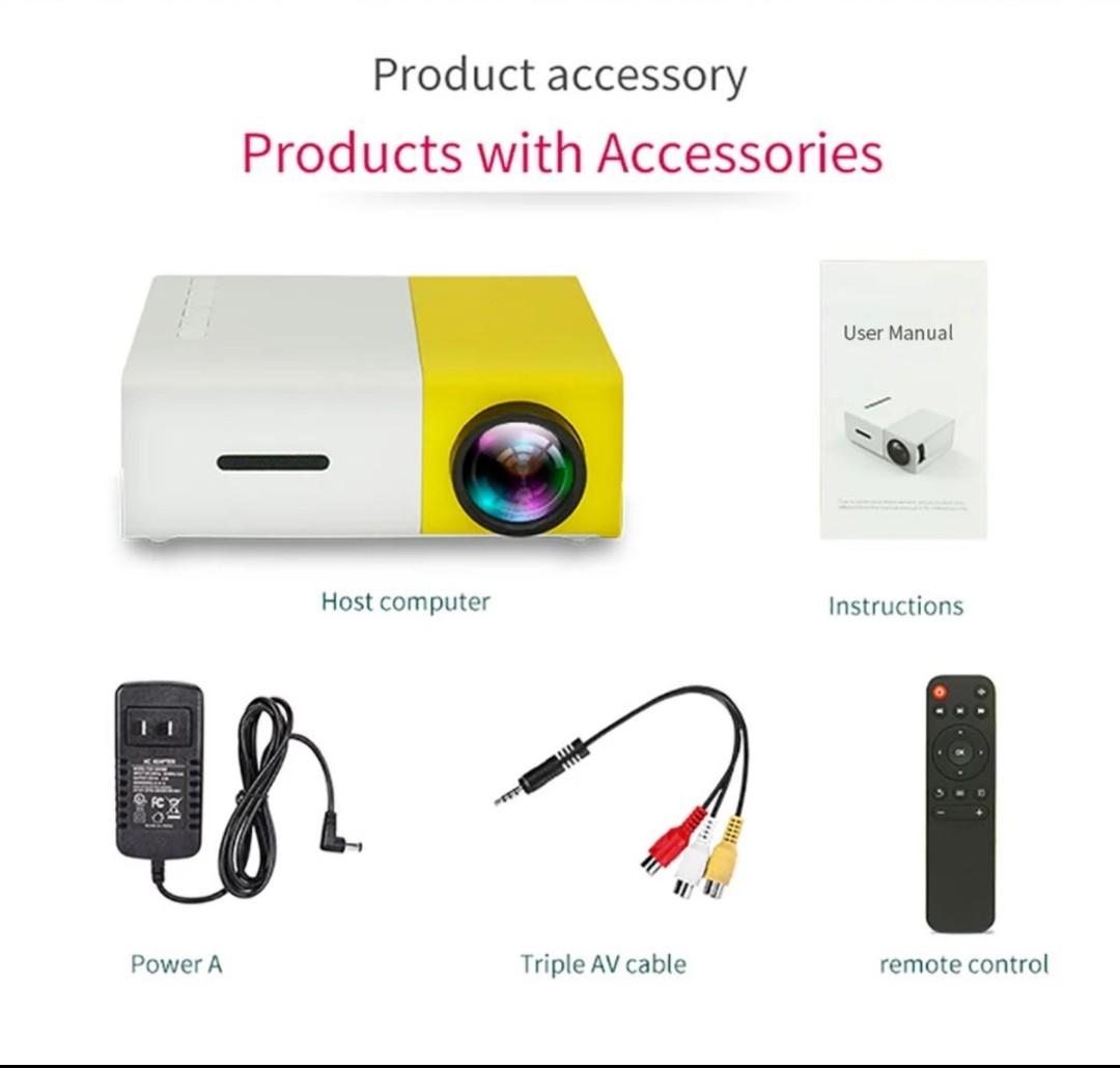 Mini projector (Category: Projectors) located in Singapore. Submitted by irrelevant_ (Listing ID 1121348556, Image 5). Description: Check photos for specification Slightly Negotiable self collect at 532377.