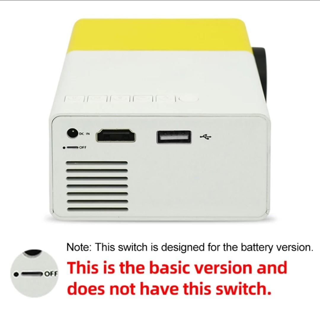 Mini projector (Category: Projectors) located in Singapore. Submitted by irrelevant_ (Listing ID 1121348556, Image 4). Description: Check photos for specification Slightly Negotiable self collect at 532377.