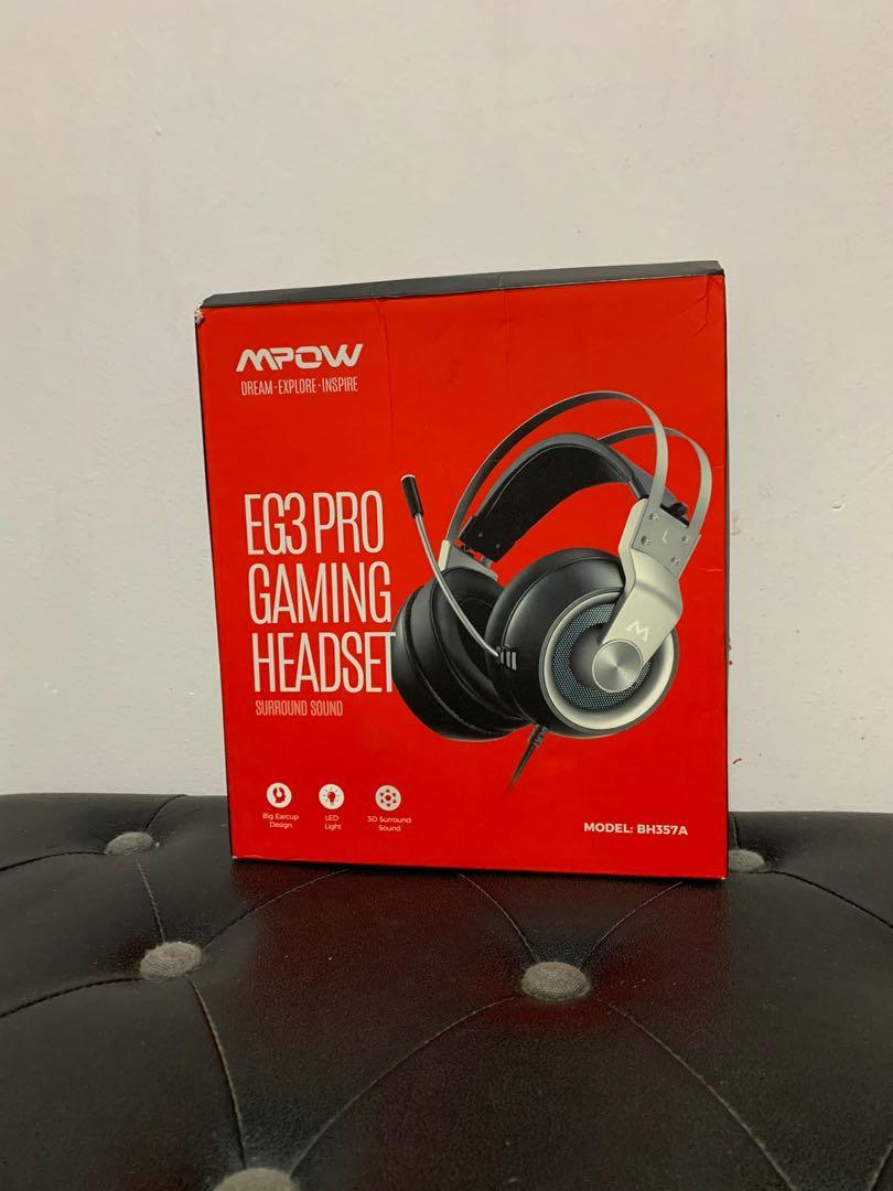 MPOW EG3 PRO GAMING HEADSET, Audio, Headphones & Headsets on Carousell