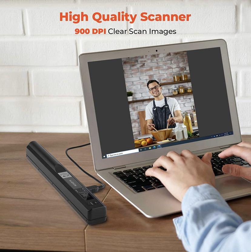 MUNBYN Magic Wand Portable Scanners for Documents, Photo, Old Pictures ...