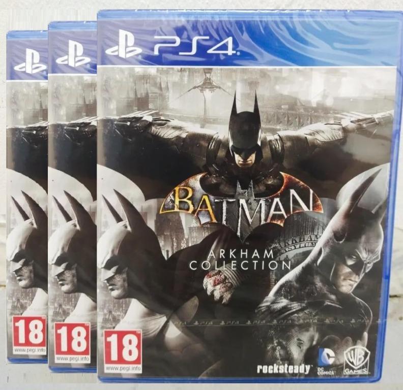 NEW AND SEALED PS4 GAME BATMAN ARKHAM COLLECTION (Arkham City, Origins, Arkham Knight) in 1, Video Gaming, Video Games, on Carousell