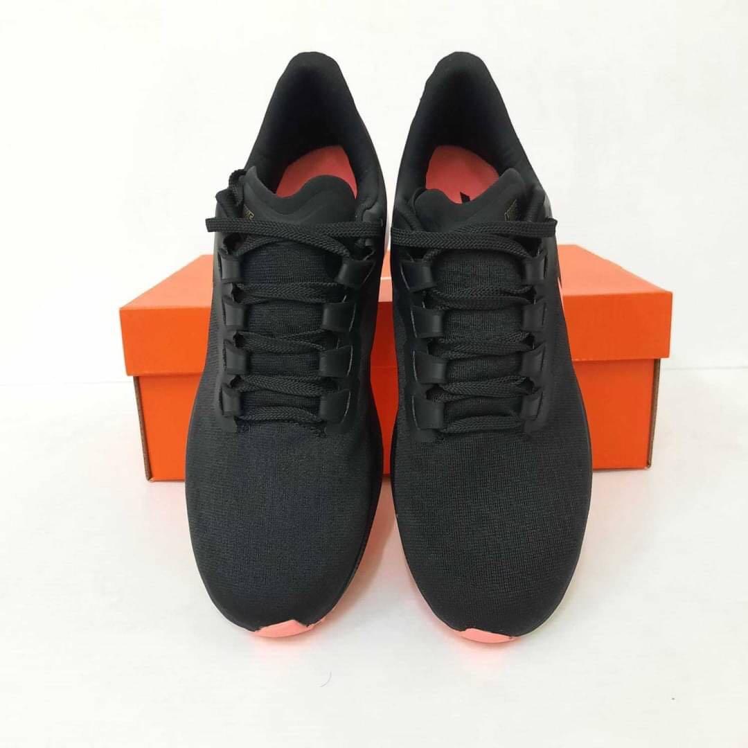 Nike Zoom Pegasus 37 Black Bright Mango Anthracite 100% BNIB, Fesyen Pria,  Sepatu , Sneakers di Carousell