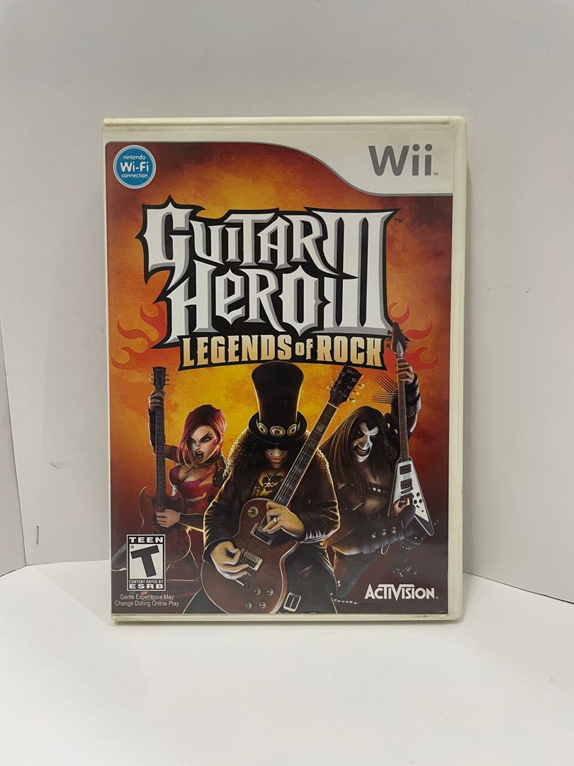 (Nintendo Wii) Guitar Hero III, Legends of Rock, Video Gaming, Video