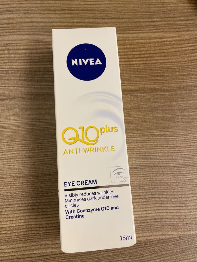 Nivea q10 eye cream, 美容＆化妝品, 健康及美容 眼部護理 Carousell
