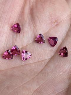 On Hand: Deep Pink Loose Rubellite Tourmalines