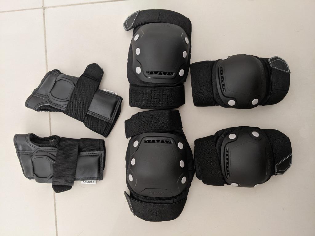 Oxelo rollerblades + protection, Sports Equipment, Sports & Games